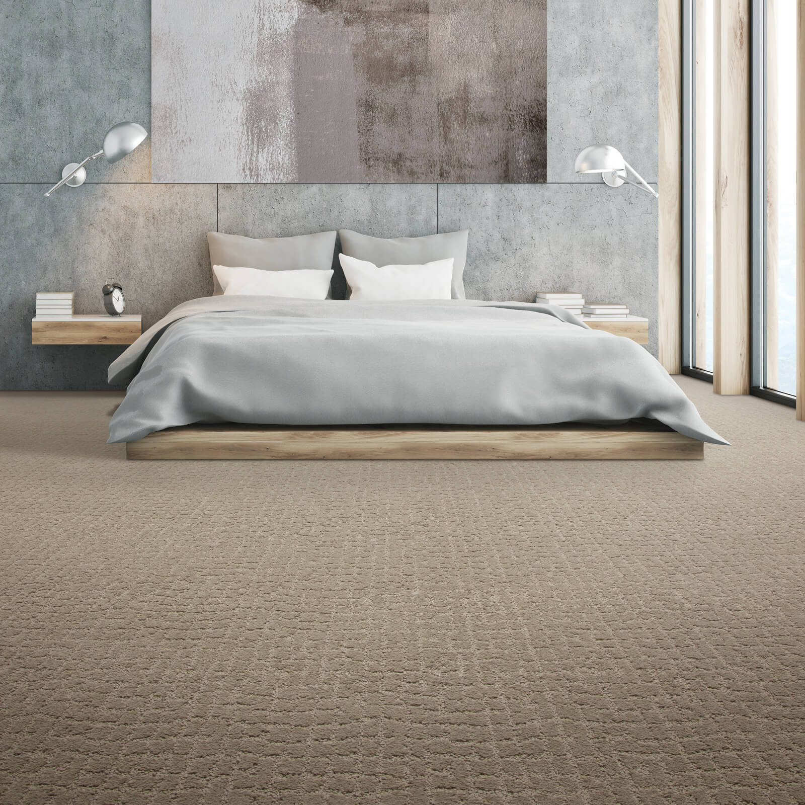 Brown Carpet for bedroom | Fantastic Floors